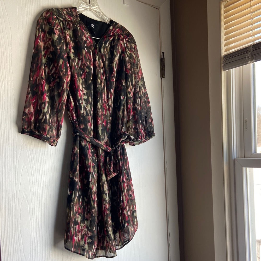 Multicolor Zipper Tunic/Dress